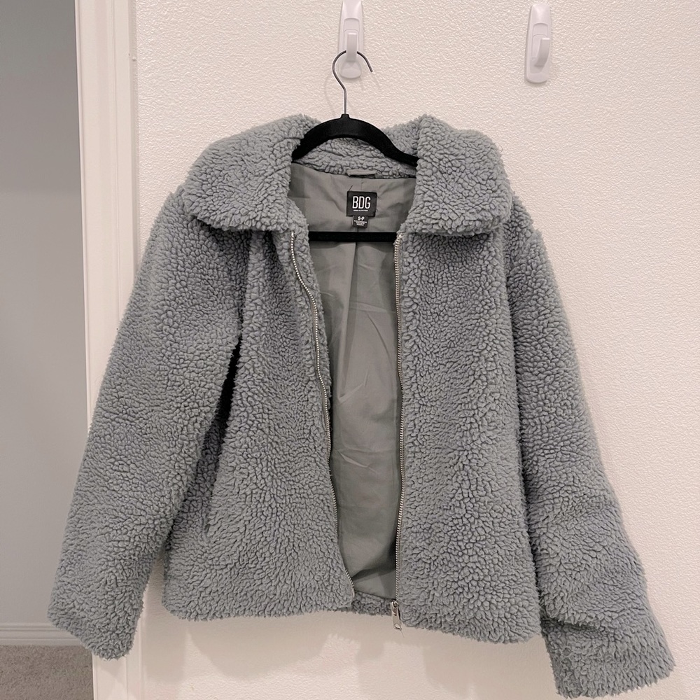 Mint Green Teddy Jacket